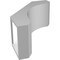 Ekena Millwork 6-in. W x 12-in. D x 16-in. H Legacy Architectural Grade PVC Knee Brace BRCP06X12X16LEC - alternate 5